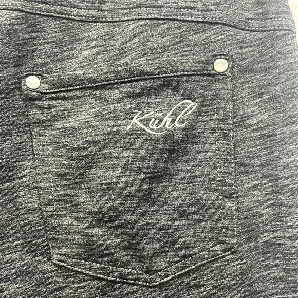 Kuhl Sweatpants Womens 10 Gray Nova Cargo Drawstring Lounge Hiking Outdoor Run - Picture 7 of 14